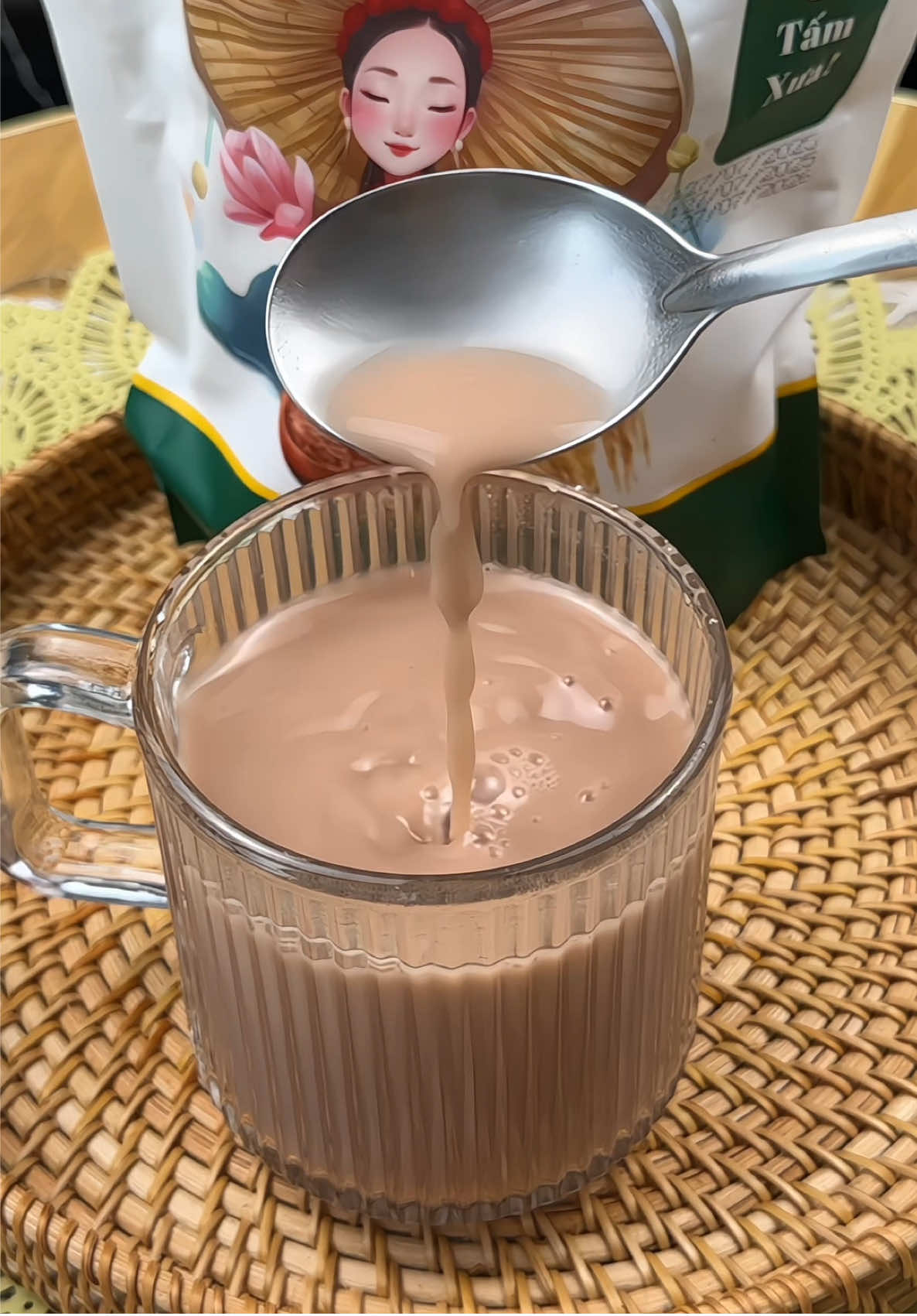 1 công đôi việc nà các mẹ bỉm ơi,vừa lợi sữa vừa vè dáng nè #xuhuong #botgaolutcotamxua #botgaolut 