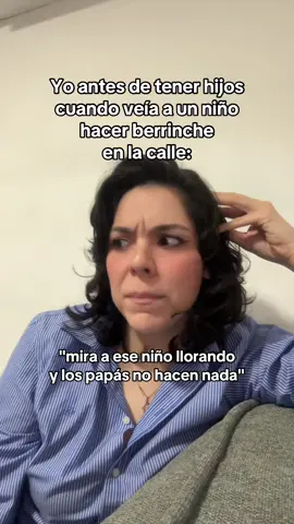 la perspectiva cambia INCREÍBLEMENTE cuando no tienes hijos a cuando los tienes. Nace algo llamado EMPATÍA 😂🤍  #maternidad #maternidadereal #humor #maternidadconhumor #crianza 