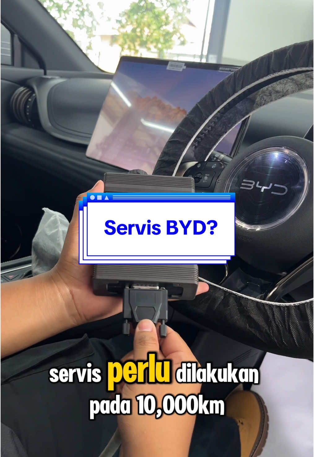 Siapa kata kereta elektrik tak perlu servis? Ini buktinya #foryoupage #bydservice #bydcares #batupahat #service 