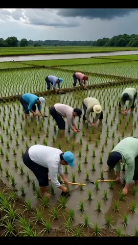 Flash floods hit farmers and destroyed rice fields 👨‍🌾‼️⚠️🌊 AI generated