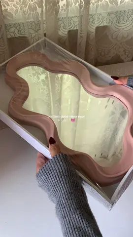 prettiest cloud mirror ever!🩰💫💭 #cloudmirror #mirror #pinkmirror #fyp 