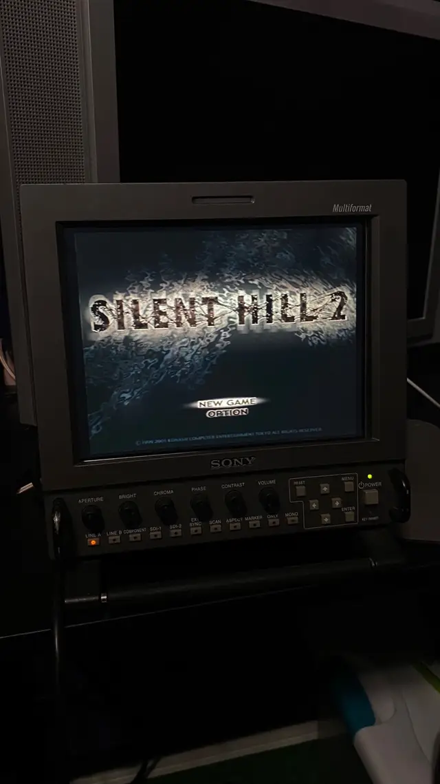 Silent Hill 2  #ps2 #pvm #monitor #retro #fyp 