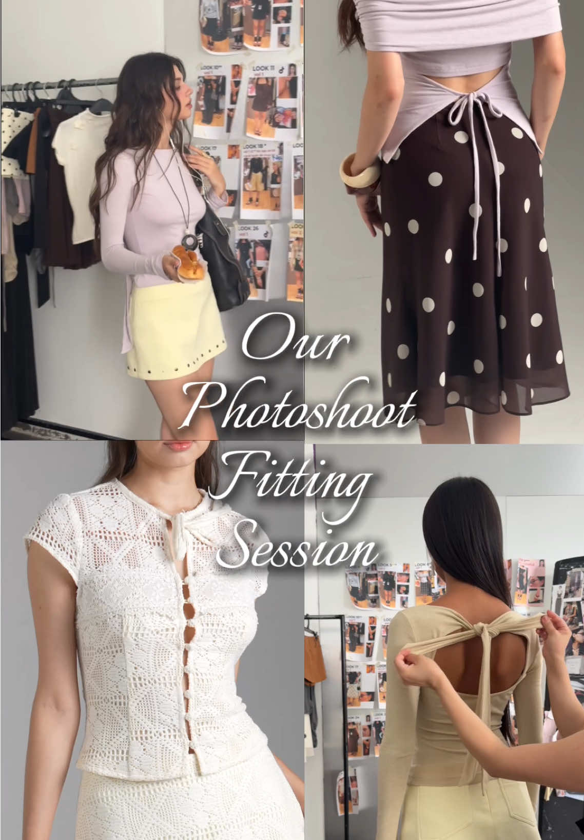 Our photoshoot fitting session for City Girl collection 🔥 #miaritta #new #collection #bestseller #citygirls 