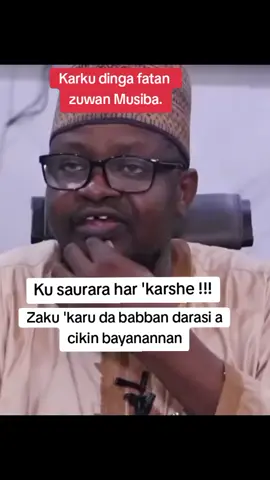 Karku dinga fatan musiba