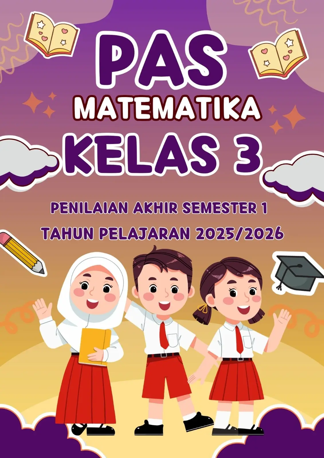 Hallloo bapak ibu berikut soal PAS Matematika untuk kelas 3 yang saya susun sesuai materi yang dipelajari. Soal dapat digunakan untuk latihan atau untuk PAS di sekolah bapak ibu guru semuanya. Semoga bermanfaat 🥳 #lkpd #soal #matematika #penilaian #penilaianakhirsemester 