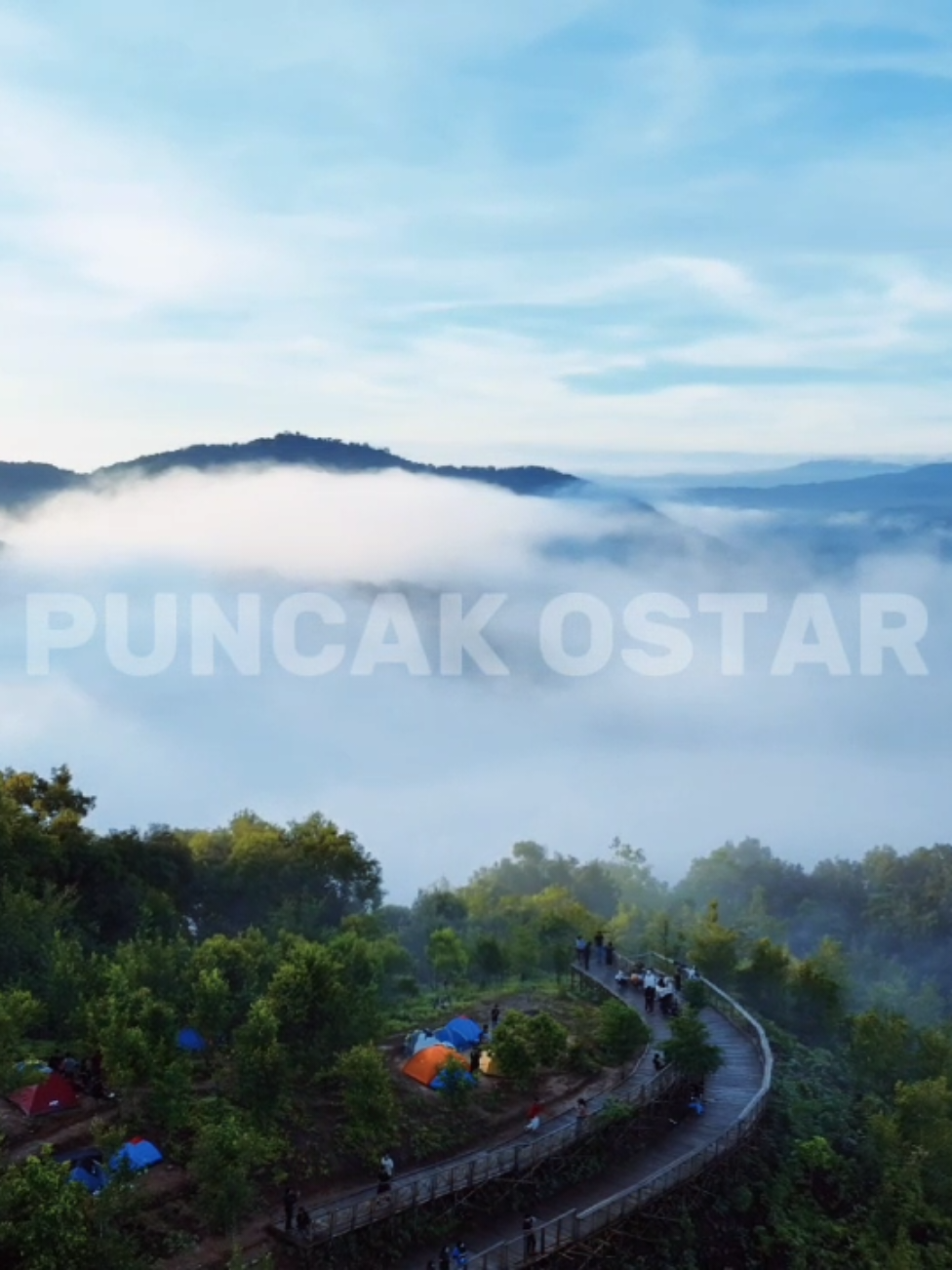 puncak ostar dan kabutnya#puncakostar #puncakosutarembe #weirdgenius #cinematic #fyp 