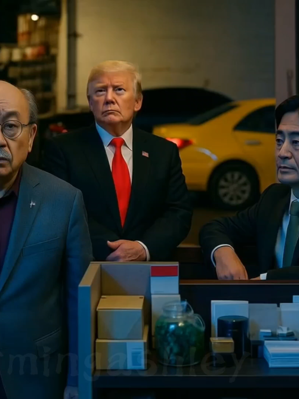 把我晶片顧好，不然我把你狗腿打斷🤣🤣 #賴清德  #川普 #柯建銘  #角頭  #把我車顧好 