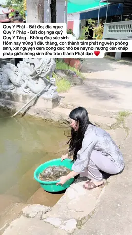 Mỗi sinh linh đều mong cầu sự sống Mỗi lần phóng sinh, là một lần hồi hướng công đức đến chúng sinh khắp pháp giới Hôm nay, mùng 1 đầu tháng con xin phát nguyện phóng sinh, hồi hướng: ✨ Cầu cho tất cả chúng sinh thoát khỏi khổ đau ✨ Cầu cho cha mẹ hiện đời được bình an ✨ Cầu cho người hữu duyên được gieo duyên lành với Tam Bảo 💗 Xin nguyện đời đời, kiếp kiếp học hạnh từ bi, thương xót muôn loài như thương chính mình 🙏🏻 Nam Mô A Di Đà Phật 🙏🏻 #phatphapnhiemmau #phongsinh #hoihuongcongduc 