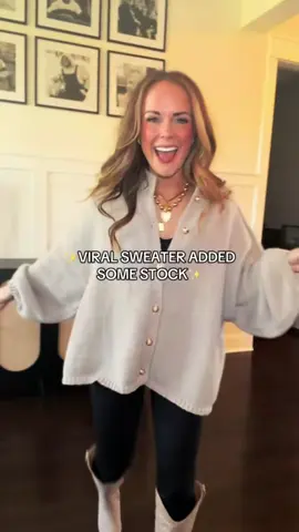 Such a gorgeous classy sweater- I’m in loooooove with it! Wore it on our date for my 30th bday this weekend and it was so comfy and cute! ✨🫶🏼🤎 #momfashion #momstyle #momlife #OOTD #outfitideas                