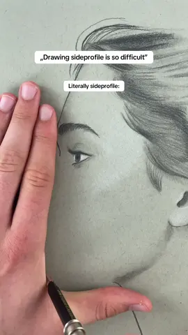 How to Draw sideprofile #howtodraw #drawingtutorial #pencildrawing 