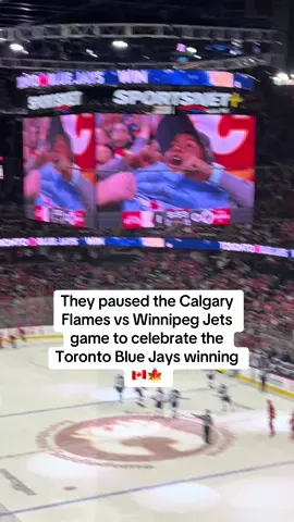 Bring it home boys 🇨🇦! @Toronto Blue Jays #fyp #canada #torontobluejays #calgaryflames #winnipegjets 
