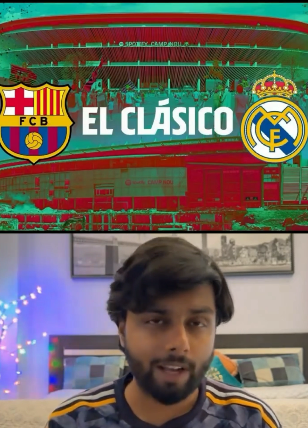Who are you supporting this el classico? #elclassico #realmadrid #fcbarcelona #talkfootballhd #viral 