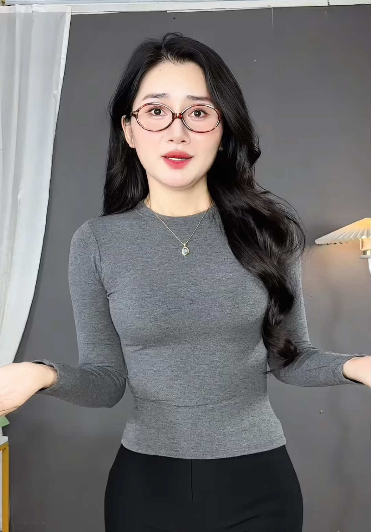 Áo thun dài tay chất cotton mềm mịn mặc thích mê chị em ạ #aothun #aothundaitay #aogiunhiet #gianghuongcardina #aothunnu 