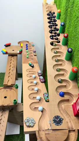 Satisfying ASMR Marble Run Race #ピタゴラスイッチ #marblerace #satisfyingvideos #asmr #fyp 