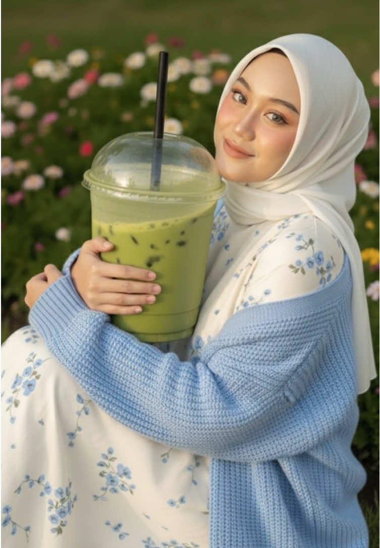 Hasil Gemini Ai memegang minuman jumbo. Ini MATCHA bukan matcha #gemini #viral #fyp #foryou #CapCut 