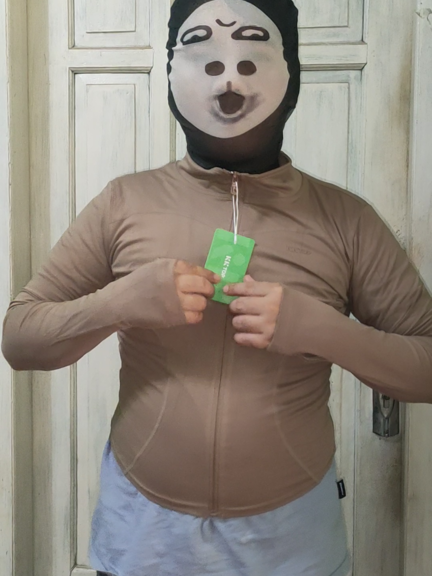 KKTOP Jaket Olahraga Wanita Anti UV UPF100+210g,slim fit, efek dingin, bernafas,S-3XL(J008)