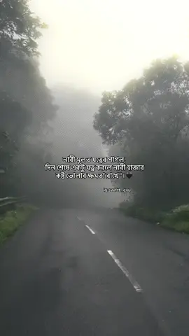 নারী মূলত যত্নের পাগল,  দিন শেষে একটু যত্ন করলে নারী হাজার কষ্ট ভোলার ক্ষমতা রাখে