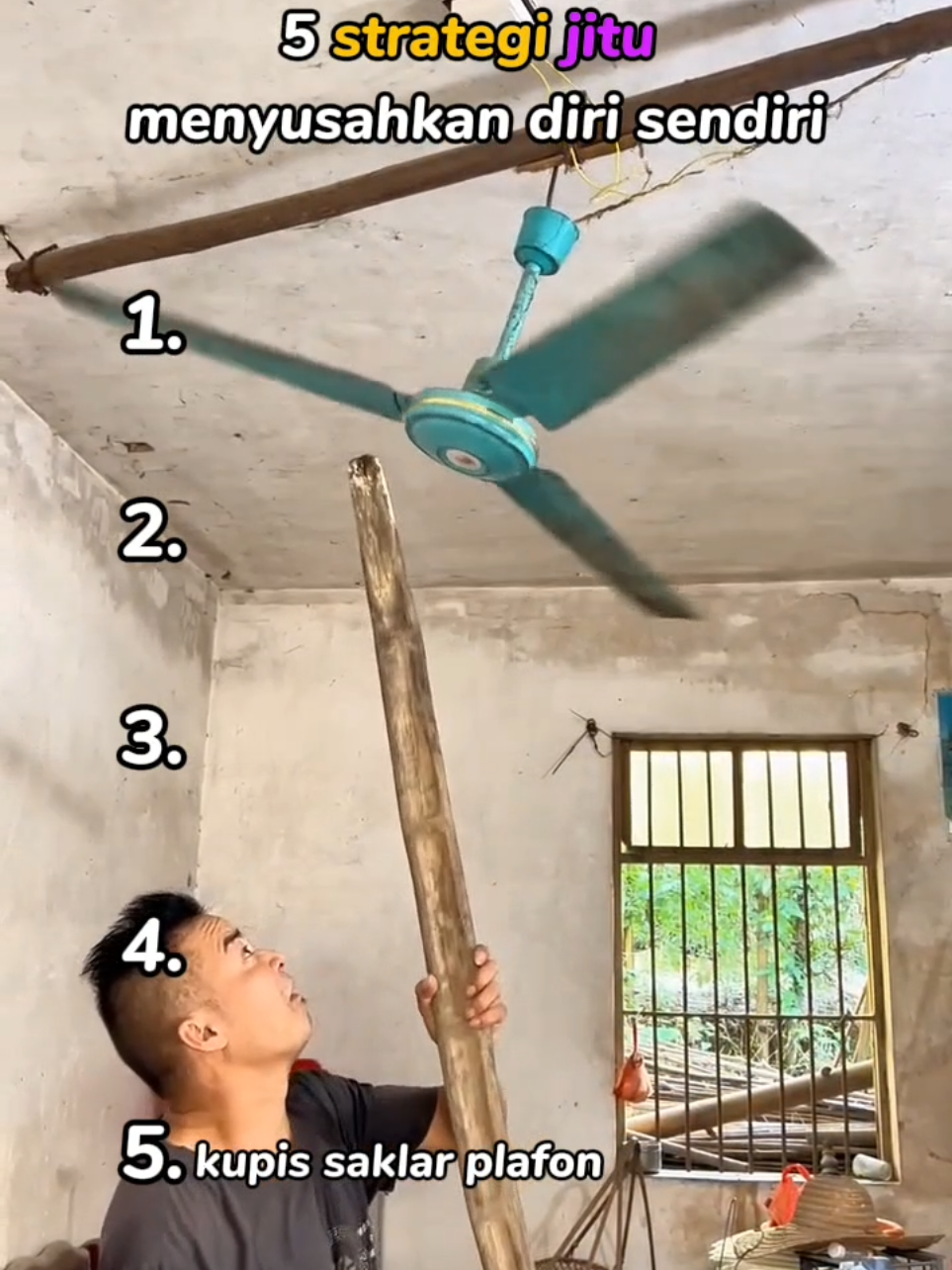 5 strategi jitu merepotkan diri sendiri #videolucu #kelakuanlucu #trending 