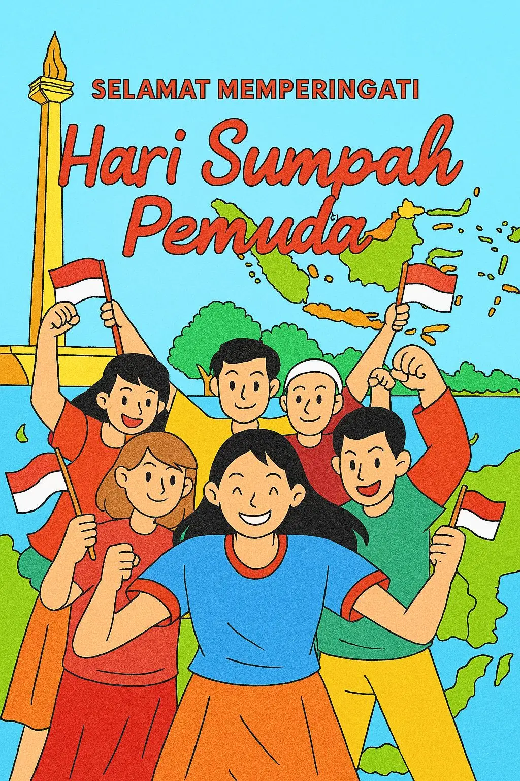 yuk mewarnai tema sumpah pemuda ✨ #sumpahpemuda #sumpahpemuda2025 #lkpd #foryoupage #abc 
