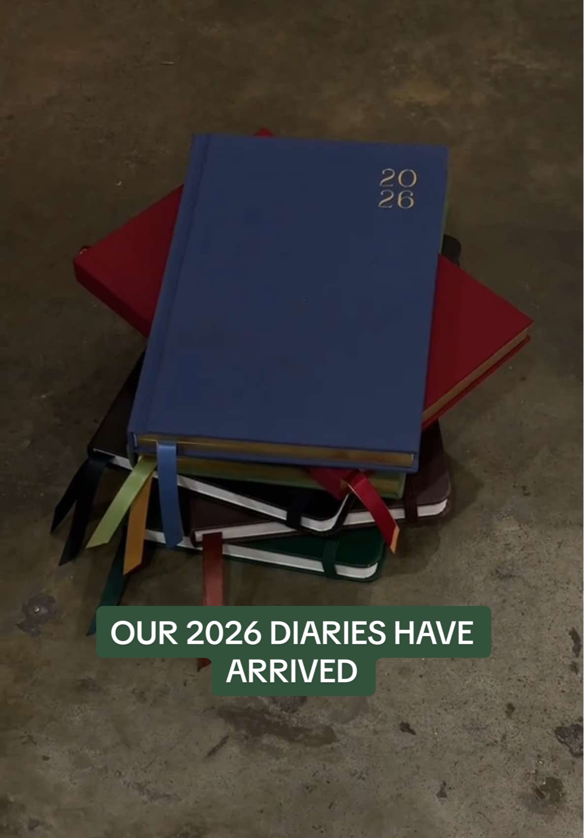 Our 2026 diaries have arrived, waiting to be filled with lists, lightbulb moments, and life as it unfolds.💚 #2026diary #diaries #diary 