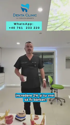 🦷 Bolile dentare nu țin doar de dinți — ele influențează direct mintea, încrederea și starea ta de bine. În peste 20 de ani de experiență, am văzut sute de pacienți care, după ce și-au pierdut dinții, au început treptat să piardă și pofta de viață. Nu mai zâmbesc, nu mai au încredere, nu mai știu ce să spună. Durerea nu e doar fizică — e emoțională. 👉 Gândește-te: cum poți mânca, zâmbi sau pur și simplu să te bucuri de tine, dacă îți lipsesc dinții? Fără ei, întreaga expresie a feței se schimbă — obrajii cad, buzele se subțiază, iar chipul își pierde susținerea naturală. Nu botoxul și nu „trucurile rapide” sunt soluția. Calea reală este să refaci mușcătura corect și să-ți pui dinți ficși, care îți redau nu doar estetica, ci și sănătatea, energia și pofta de viață. 💙 La Denta Clinic, am văzut mii de transformări. Pacienții care și-au recăpătat dinții și-au recăpătat și încrederea — iar asta se vede în zâmbetul lor, în felul în care vorbesc și trăiesc. 📱 Descoperă aplicația Denta Suport, disponibilă pe iOS și Android 👉 www.dentasuport.ro Este primul pas către o evaluare rapidă și discuții directe cu medicii noștri. 📍 Denta Clinic – Calea București 193A, Râmnicu Vâlcea 📞 WhatsApp: +40 761 233 220