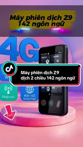 phiên dịch giọng nói 2 chiều 142 ngôn ngữ, hỗ trợ dịch ảnh, dịch offline, #mayphiendich #mayphiendichz9 #mayphiendich142ngonngu  #tienichcuocsong #xuhuong 