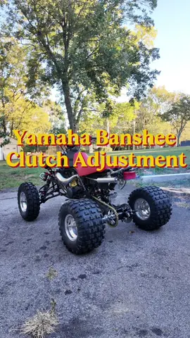 Yamaha Banshee clutch adjustment!!! A lot of work for an aftermarket perch being slightly longer than the stock perch 😂 but it is done and the bike pulls great now!!! Also rebuilt the kick starter so no more banshee rattle!!! I became so immune to it 🤦🏻‍♂️😂  didn't notice until people commented on the last video!!! Next up is dropping a clip on the needles to fatten the carbs up and it should be done 🙌🏻🤞🏻 @SheeeshTV trail day coming soon!!! #2stroke #banshee #savesportquads #offroad