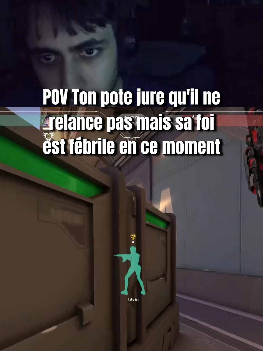 à la fin il a craqué d'une faciltié déconcertante/ en live tout les soirs a 23H #streamer #humour #clips #Valorant