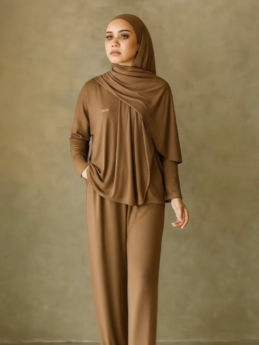 RAABIHA I Basic Nadine I Oneset Muslimah Jersey Premium | Setelan Wanita Wudhu Friendly Remaja Dan Dewasa | Bahan Adem Anti Kusut Longgar Dan Elegan #fashion #wibgajian #wxycba #OOTD #fyp 