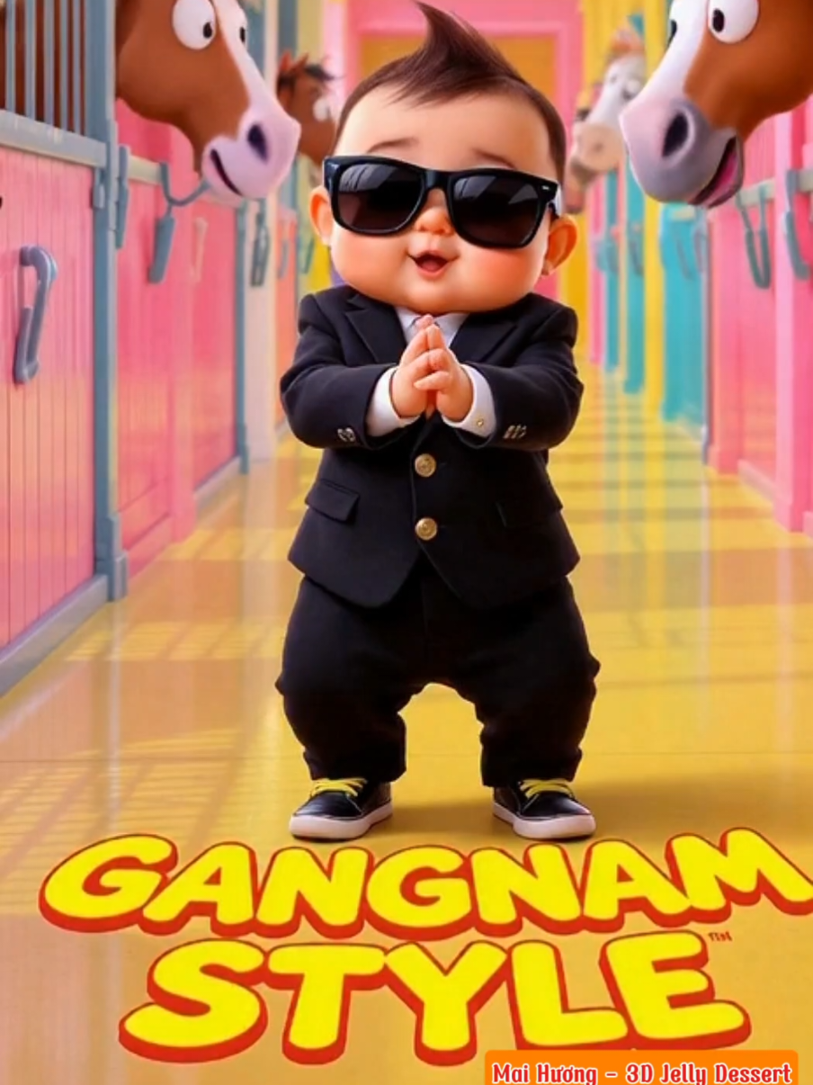 gangnam style @Mai Hương Daily #songforkids #nhacthieunhi #gangnamstyle #maihuongjelly #maihuong3djelly 