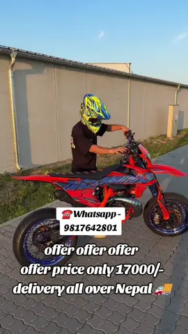 wtsp - 9817642801 Grab the offer✅#dirtbike #fyp #foryoupage #deliveryallovernepal🇳🇵 
