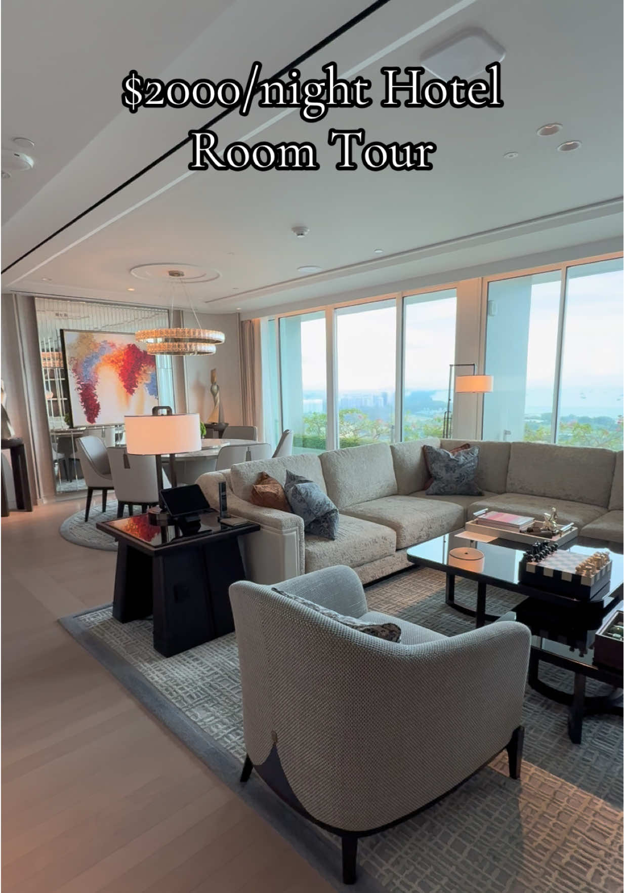 This room is the most insane place I’ve ever stayed in @marinabaysands #singapore #marinabaysands #travel #luxury #hotel