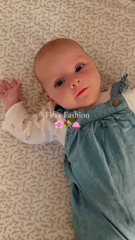 Dungarees are just the cutest things 🥹🤭😌  #babygirl #babyfashion 