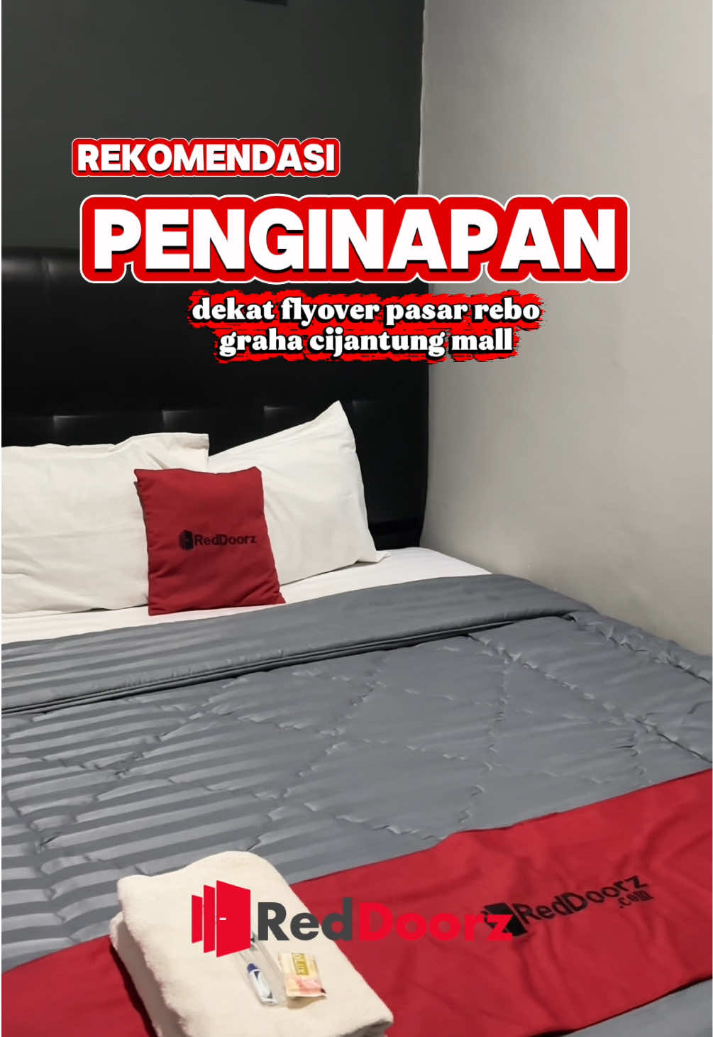 Rekomendasi nih hotel 100ribuan di jakarta timur promo dari booking hotel lewat download aplikasi RedDoorz aja! Simple, praktis, bisa cari hotel terdekat, dan dapat harga TerRendah! bestt🌟 . #bukasemuapintu #reddoorz #redtravelers 