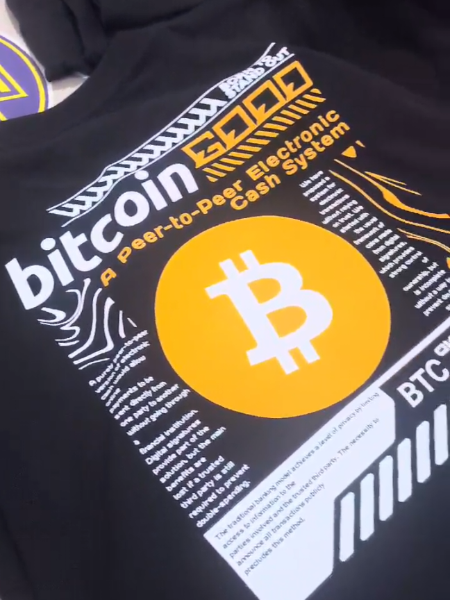 Kaos Bitcoin Streetwear Checkout Sekarang 🚀  #kaosbitcoin #kaoscrypto #kaostrader #akademicrypto #timothyronald 