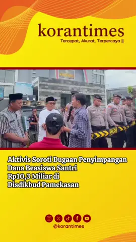 Anggaran Beasiswa Rp10 Miliar Lebih di Dinas Pendidikan Dipertanyakan, Aktivis Mahasiswa Desak Audit Transparansi PAMEKASAN,korantimes.com-Ketua Forum Mahasiswa Pantura (FORMATUR) nilai ada dugaan penyimpangan anggaran di program bantuan khusus siswa miskin dan beasiswa santri di Dinas Pendidikan dan Kebudayaan Kabupaten Pamekasan.  Sementara anggaran program bantuan khusus siswa miskin dan beasiswa santri sebesar Rp10.365.500.000,00. Anggaran tersebut bersumber dari APBD Tahun 2024. Hendra, aktivis Formatur menyatakan penyaluran anggaran banyak yang tidak berdasarkan pada peraturan perundang-undangan berdasarkan temuan BPK bahwa beasiswa santri tahun 2024 di dinas Pendidikan melalui pembuat pelaksana teknis. 