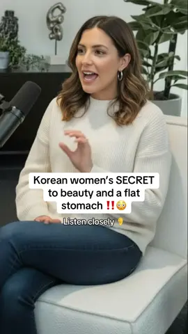 Secret to Korean woman beauty #fyp #koreanbeauty #blaoting #debloat #flatstomach 