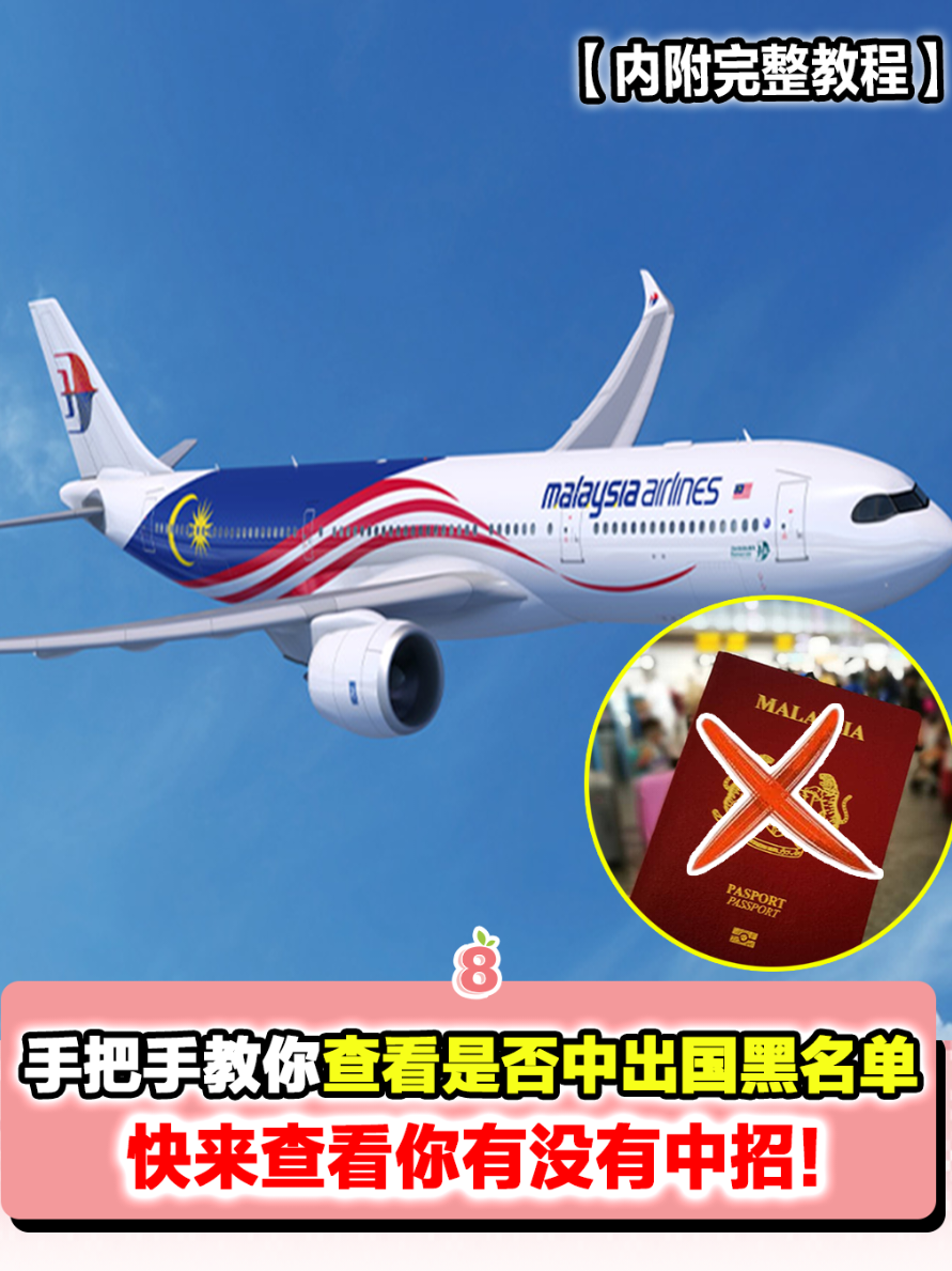 🇲🇾紧急提醒!🚨80 万大马人 #被Blacklist禁止出国！ ⚠️快点 Check 看你有没有在名单里面！ 准备出国旅游、留学还是工作？😱 有些小失误（比如：PTPTN 欠款、高额税务、法律纠纷）可能会让你在海关面临大麻烦！ 别等到在机场被拦下，面临被拒或遣返的尴尬境地才后悔！💔 📌 转发标记常出国的朋友 . #旅游 #马来西亚 #出国黑名单 #自查 
