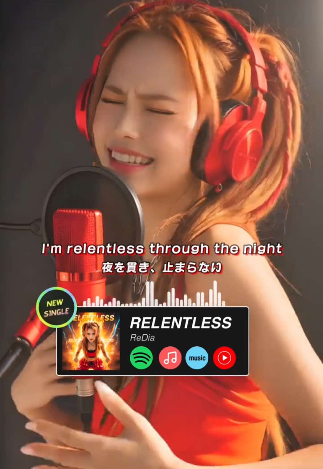 誰も知らなくても、毎日自分と向き合うあなたへ。 止まらない、諦めない、毎日続けることに意味がある。1回1回の積み重ねが、あなたの強さになる。 頑張って。あなたならできる🔥 — ReDia / RELENTLESS #GymTok #GymMusic #WorkoutMusic #AIMusic #FYP
