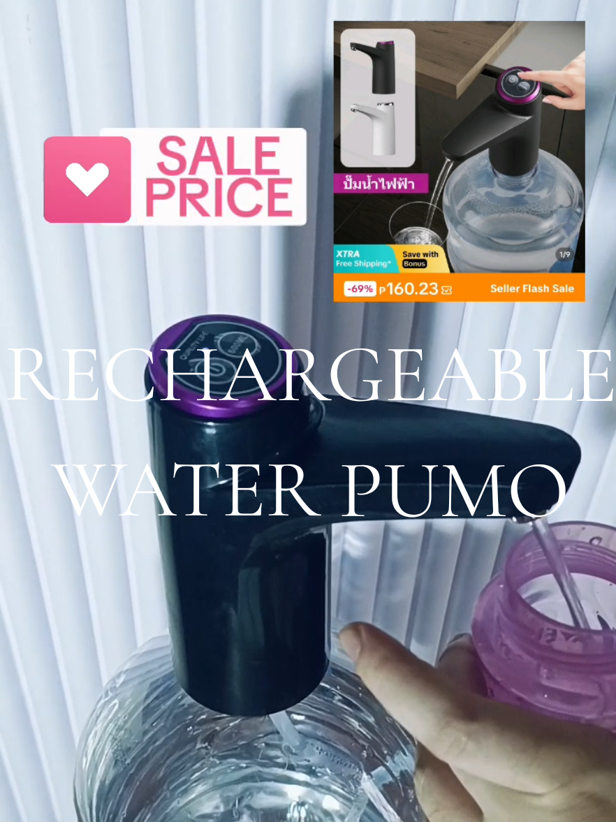 Less hassle isang click lang, ready na pang-timpla ng gatas! 🍼 Perfect for busy moms 💕 #waterpump #musthave #foryou 