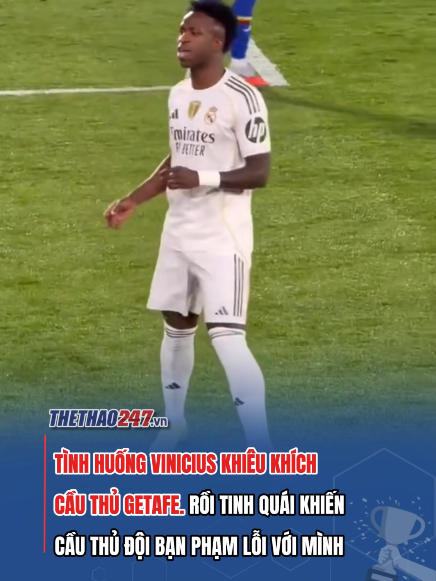 Vini chỉ muốn được chơi bóng thôi mà🥲#vinicius #realmadrid #Thethao247