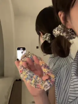 Mê quá tr 💕 #xuhuong #daybuoctoc #scrunchies #xhtiktok 