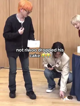 Video cr x: myungiaey, riwoo dropped his cake 😭 #riwoo #leehan #boynextdoor #kpop #fyp @BOYNEXTDOOR 