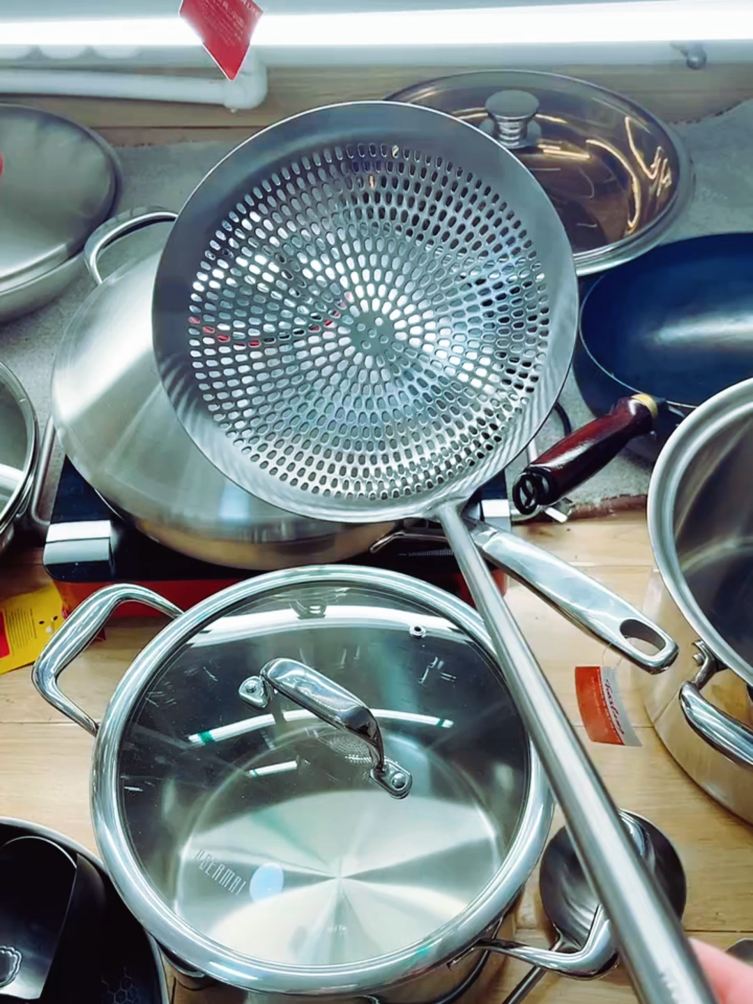 #กระชอนสแตนเลส #เครื่องครัว