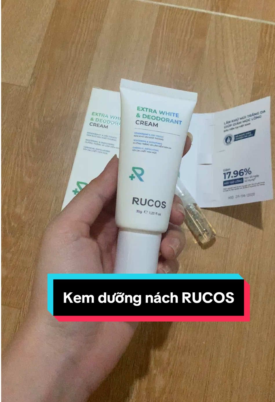 Hỗ trợ giảm thâm + khử mùi siêu tốt ạ 🥰 #rucos #kemduongnach #trithamnach #duongda #xuhuongtiktok 