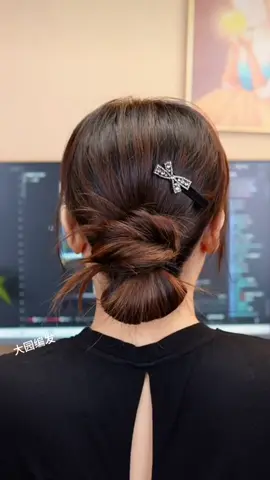 Búi tóc xinh đơn giản #tocdepmoingay #shopkeptocxinh 