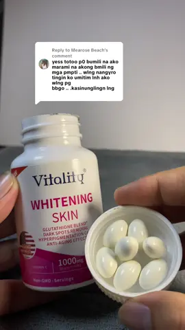 Replying to @Mearose Beach GLUTATHIONE WHITENING SKIN VITALITY #vitality #skinwhite #whiteningglutathione 