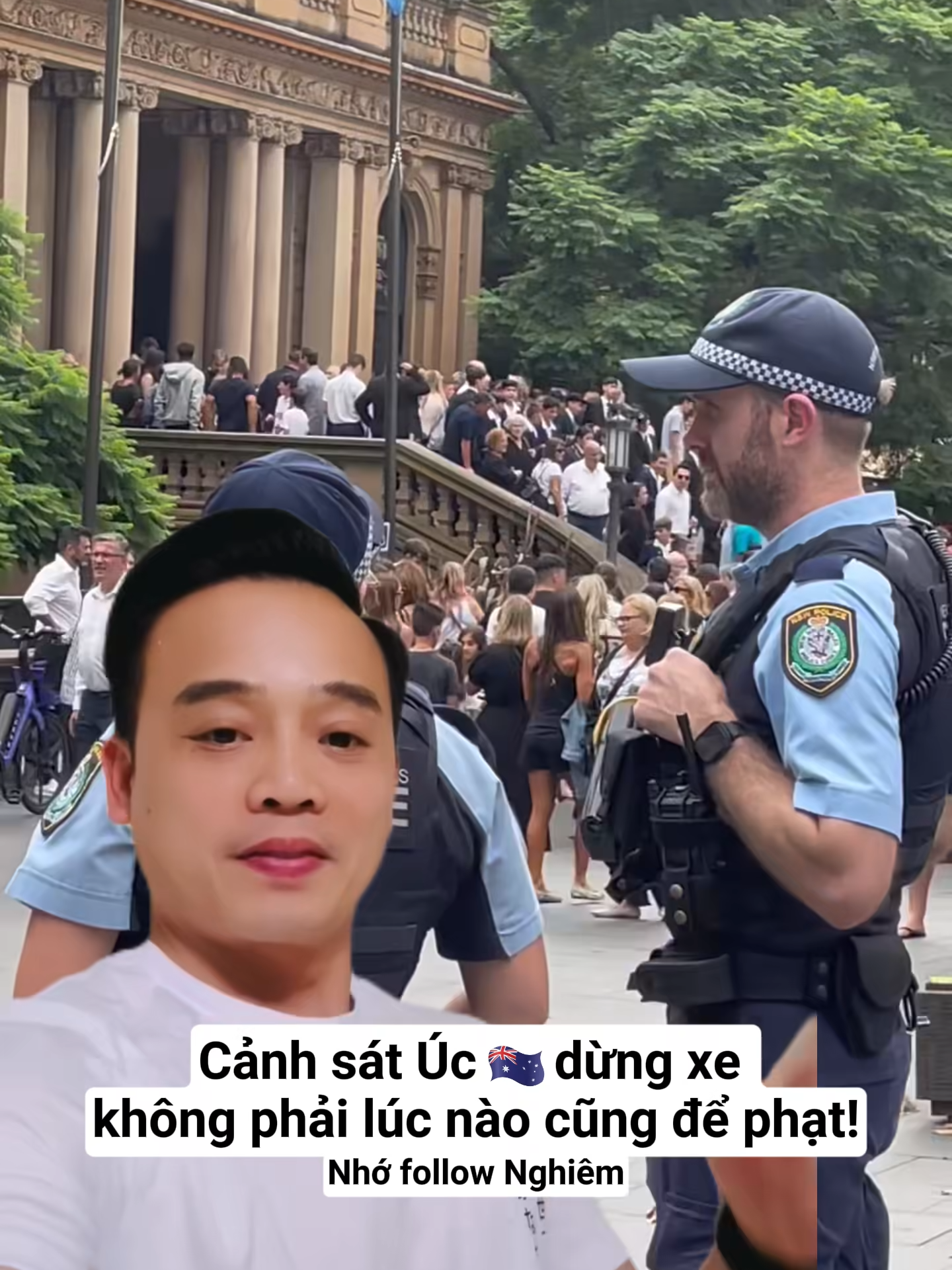 Cảnh sát Úc dừng xe không phải lúc nào cũng để phạt #nghiemnuocuc #hoctiktok #doisong #cuocsong #giatrisong