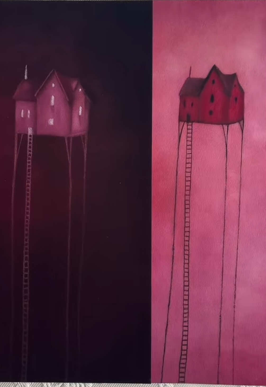 My first two prints of „solidarity in the sky