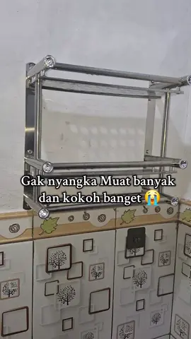 Muat bnyak woy  #raksabun #rakkamarmandi #rakstainless #fyp 